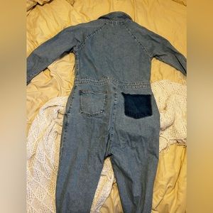 Denim coveralls